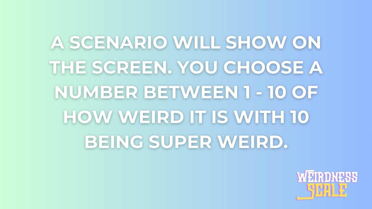 Weirdness Scale image number null